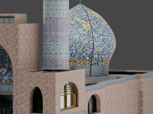Persian Mosque 4K 3D Model