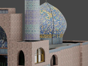 Persian Mosque 4K 3D Model