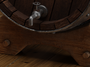 Wine barrel 3D 3D 모델