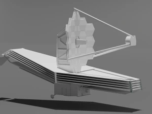 James Webb Telescope 3D Model