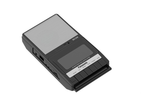 Panasonic RQ-2102 Cassette Recorder Modelo 3D