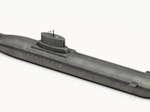 Typhoon-class submarine 2K Textures Model 3D