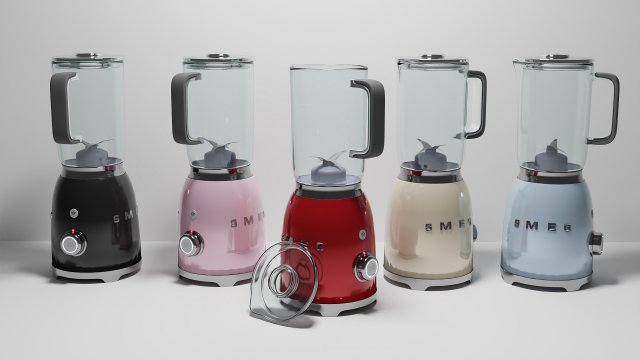 Smeg Kitchen Appliances v1 3D in 3DExport