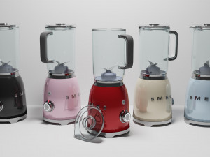 Smeg Kitchen Appliances v1 Modelo 3D