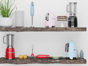 Smeg Kitchen Appliances v1 Modelo 3D