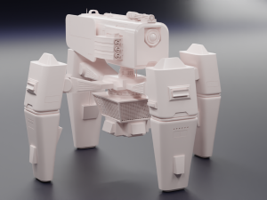 Battle walker 3D 模型