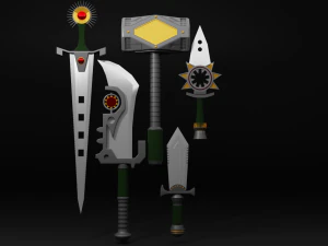 パックソードローポリ 3Dモデル