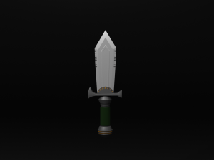 Pack Sword Low Poly Modello 3D