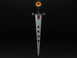 Pack Sword Low Poly Modello 3D