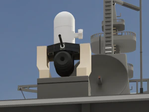 Type 21 Frigate Battleship 3D Model