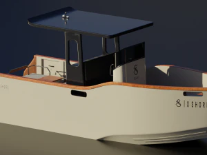 Electric Boat X Shore 3D 3D Model