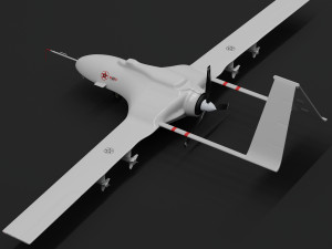 Turkish Combat Drone 3D 模型
