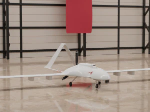 Turecki dron bojowy Model 3D