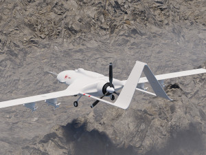 Turkish Combat Drone 3D 模型