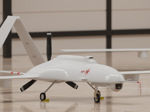 Turkish Combat Drone 3D 模型