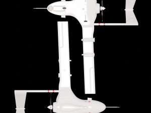 Turkish Combat Drone 3D 模型