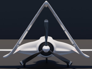 Turkish Combat Drone 3D 模型