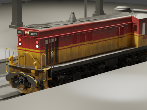 AE Goodwin 48 class locomotive 3D Модель