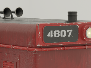 AE Goodwin 48 class locomotive 3D Модель