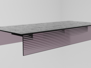 Glass Coffee Table 3D Model