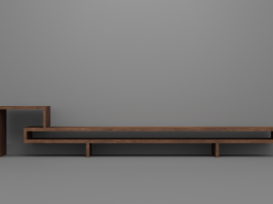 TV Desk Pack Model 3D