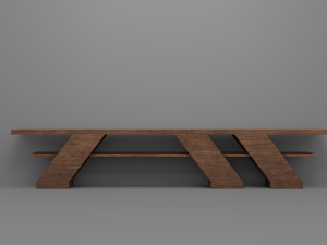 TV Desk Pack Model 3D