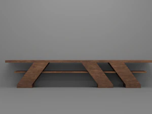 TV Desk Pack 3D Model