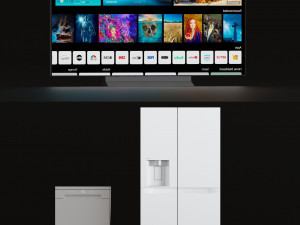 LG home appliances pack Modelo 3D