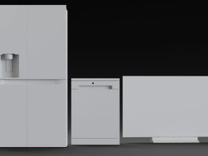 LG home appliances pack 3D Model