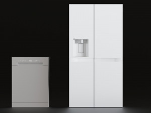 LG home appliances pack 3D Model