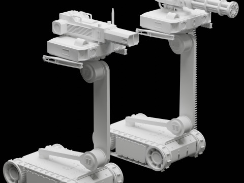 Lobaev Tactical Robot Model 3D