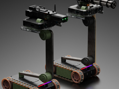 Lobaev Tactical Robot Model 3D