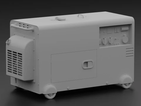 Gerador Diesel Scheppach Modelo 3D