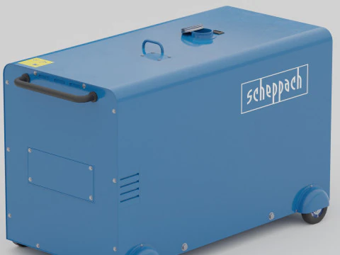 Gerador Diesel Scheppach Modelo 3D