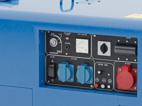 Gerador Diesel Scheppach Modelo 3D