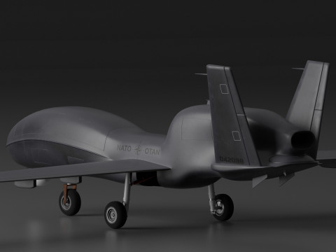 Combat and Reconnaissance Drone 3Dモデル