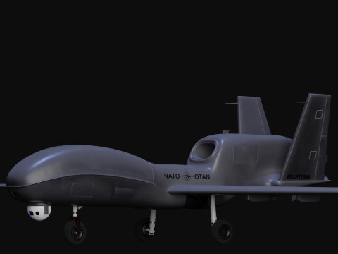 Combat and Reconnaissance Drone 3Dモデル