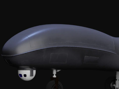 Drone da combattimento e ricognizione Modello 3D