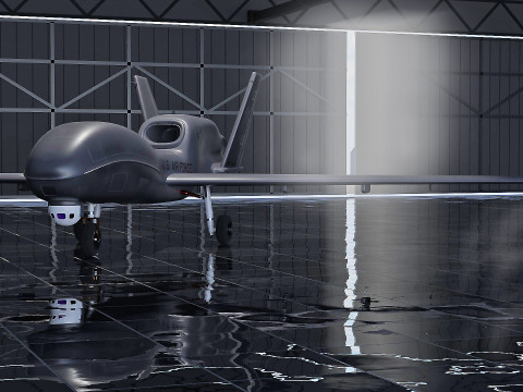 Combat and Reconnaissance Drone 3Dモデル
