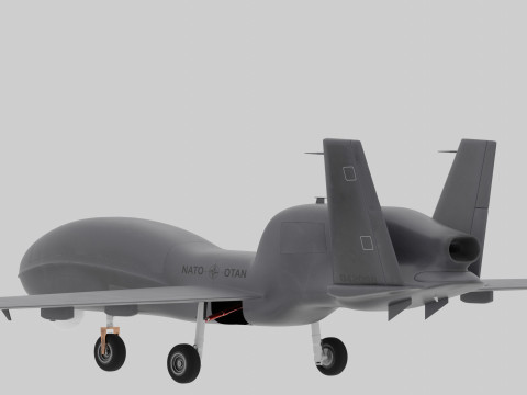 Combat and Reconnaissance Drone 3Dモデル