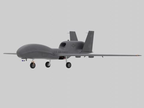 Combat and Reconnaissance Drone 3Dモデル