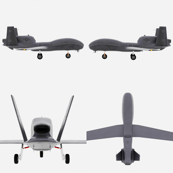 Combat and Reconnaissance Drone 3Dモデル .c4d .max .obj .3ds .fbx .stl .blend 