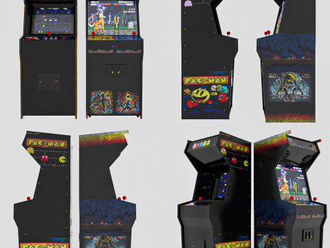 Mortal Combat - Pac Man Arcade Game 3D Model
