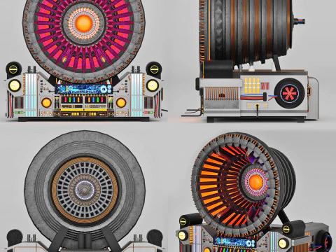 Apparecchio della macchina del tempo Modello 3D