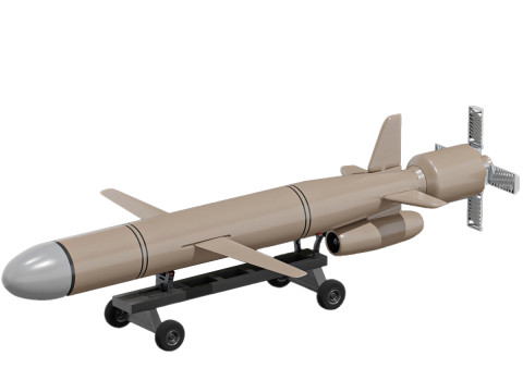Cruise Missile 3D Modell