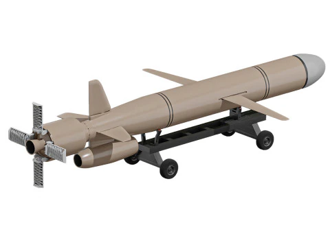 Cruise Missile 3D Model
