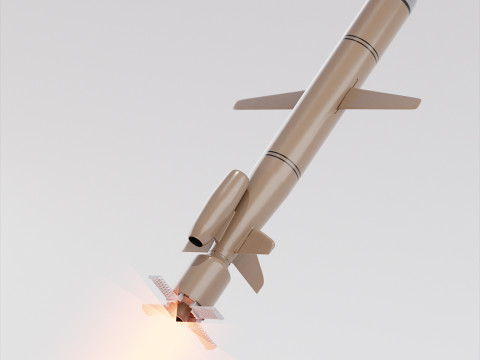 Cruise Missile 3D Modell