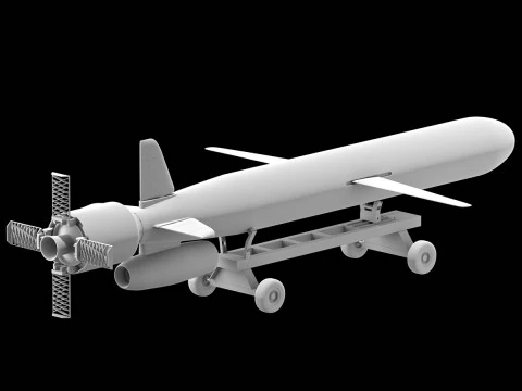 Cruise Missile 3D Model