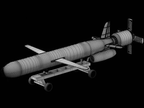 Cruise Missile 3D Model