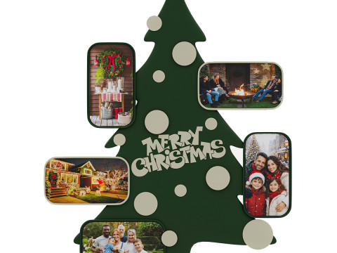 Christmas tree picture frame 3D Model